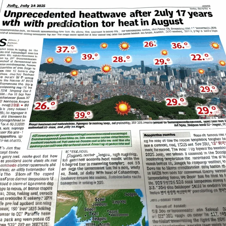 117년 만의 기록적 열대야, 8월 더위 전망은?