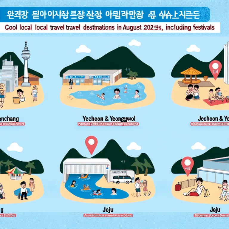 2025년 8월 가볼만한 국내 여행지 베스트 10