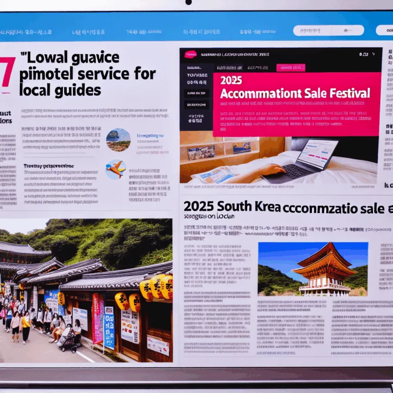 2025년 여름 여행 트렌드와 숙박 할인 페스타 소개