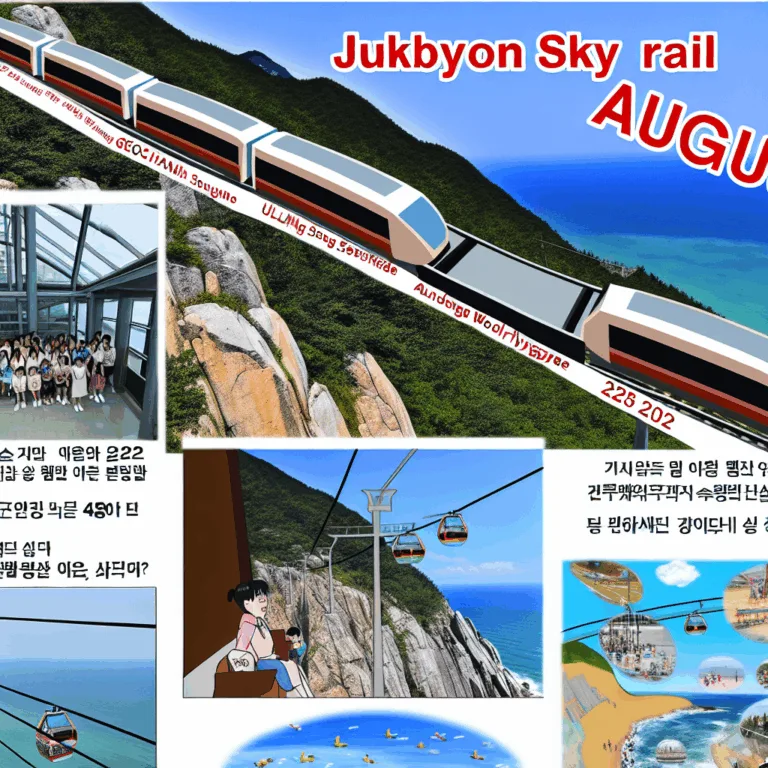 경북 울진 죽변스카이레일, 동해 여름 명소로 주목