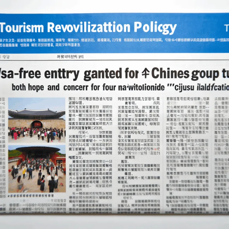 중국 단체관광 무비자 허용 기대와 우려