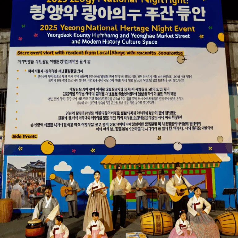 청년세대와 함께하는 영덕 국가유산 야행 축제