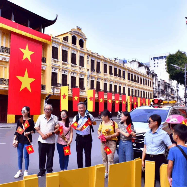 하노이 국경일 맞아 화려한 거리 풍경과 행사