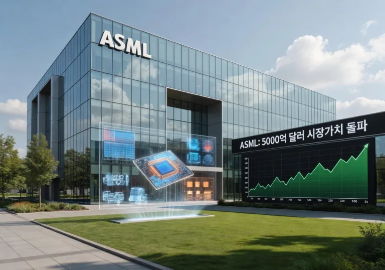 AI와 TSMC의 공격적 투자, ASML이 5000억 달러 시장가치 돌파하는 이유